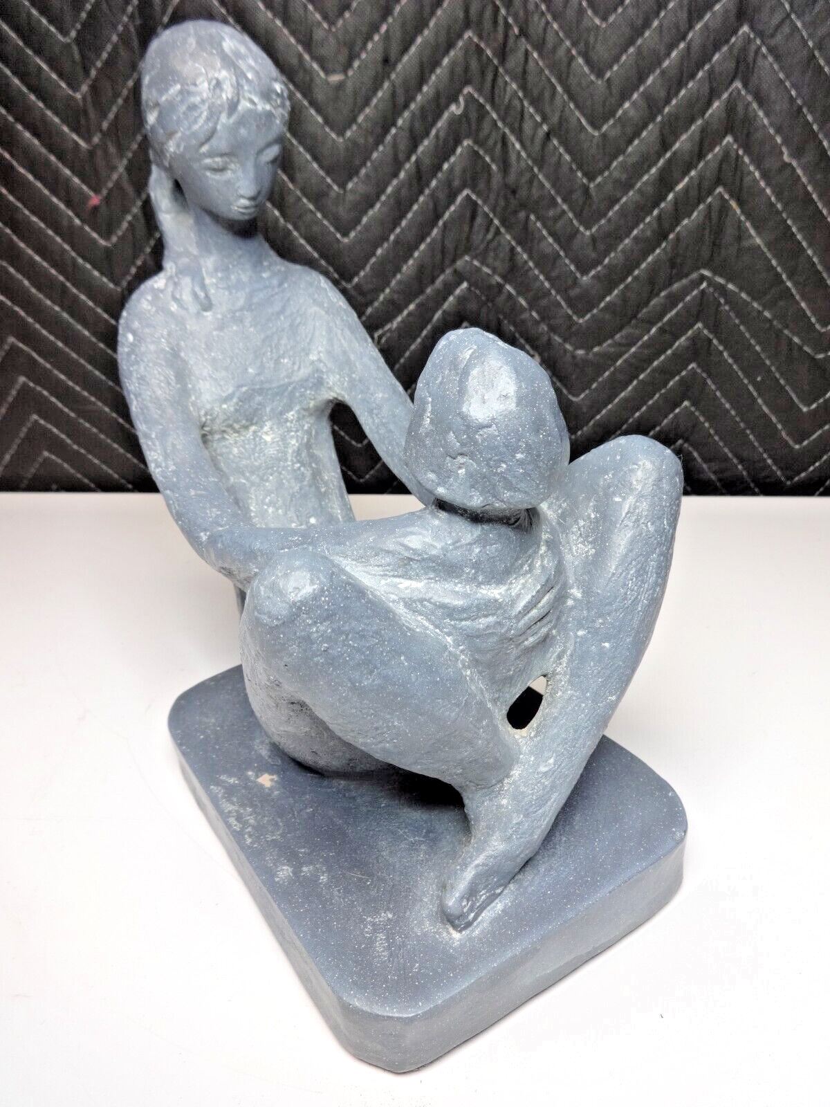 Austin Productions Ceramic Kathy Klein "Generations" Mother/Child Sculpture 1972