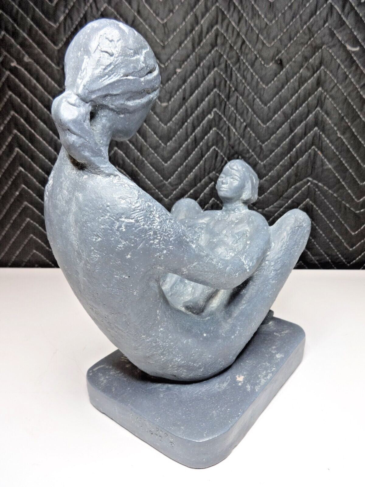 Austin Productions Ceramic Kathy Klein "Generations" Mother/Child Sculpture 1972