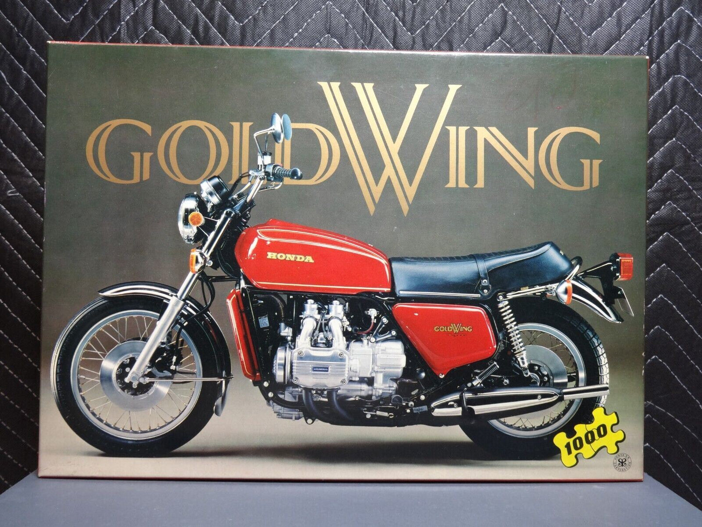 Vintage NOS HONDA LICENSED GOLDWING GL1000 MOTORCYCLE 1000 PIECE JIGSAW PUZZLE