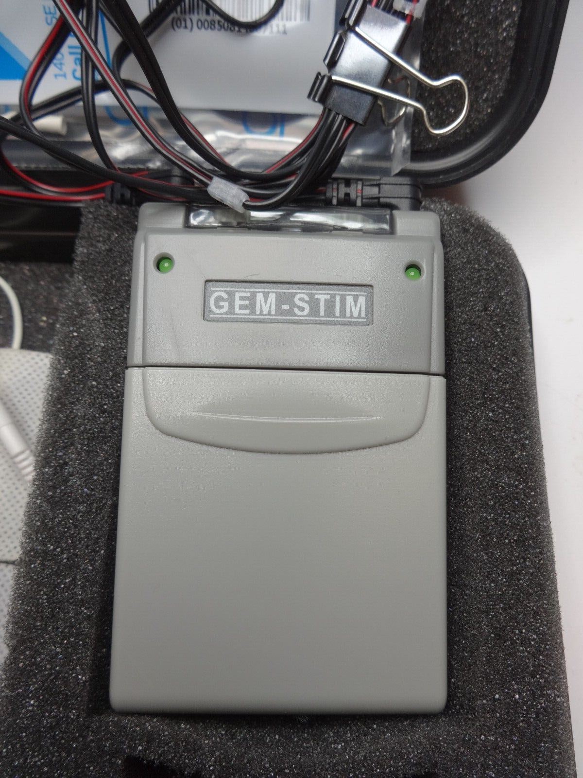 Programable Electrical Stim Gem-Stim GM3A50T Transcutaneous Electrical Nerve Stimulator w/ New Ele ...