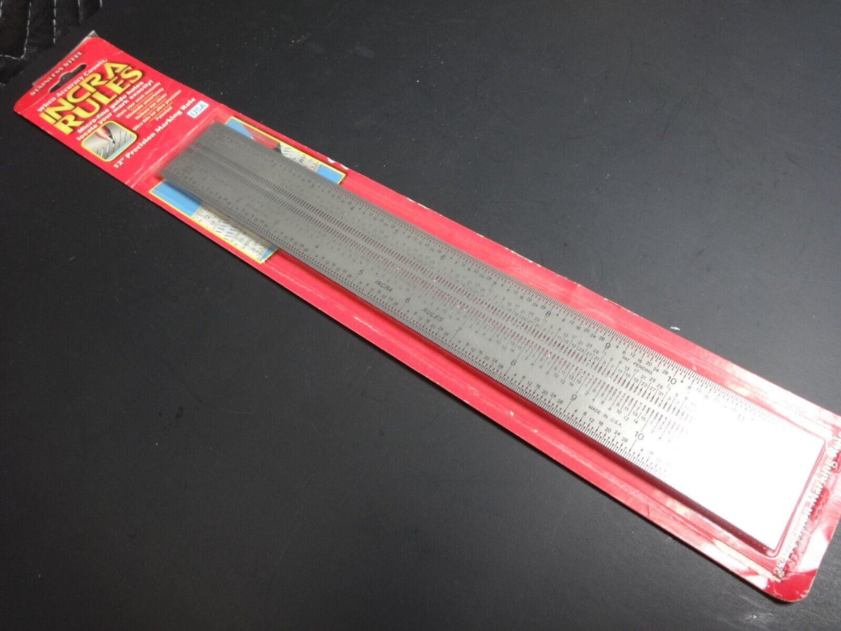 Incra Ruler INCRA RULES 12” Precision Marking Rule Stainless Steel - Made In USA ...