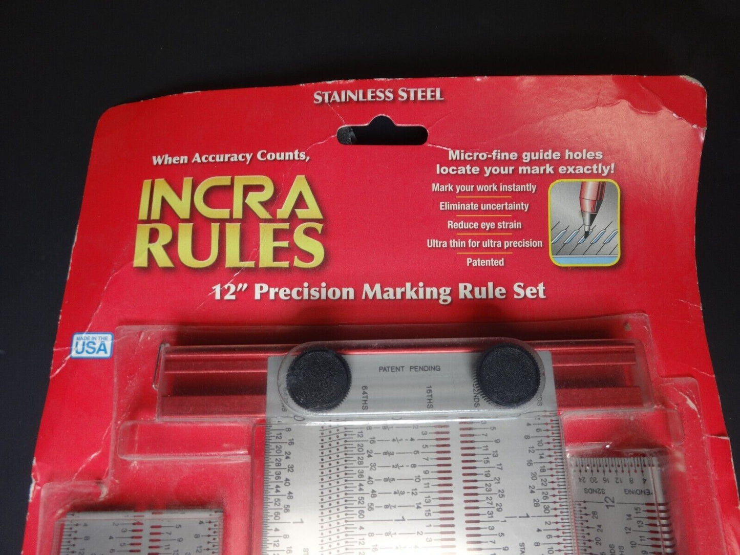 Incra IRSET12 12" Marking Rule Set