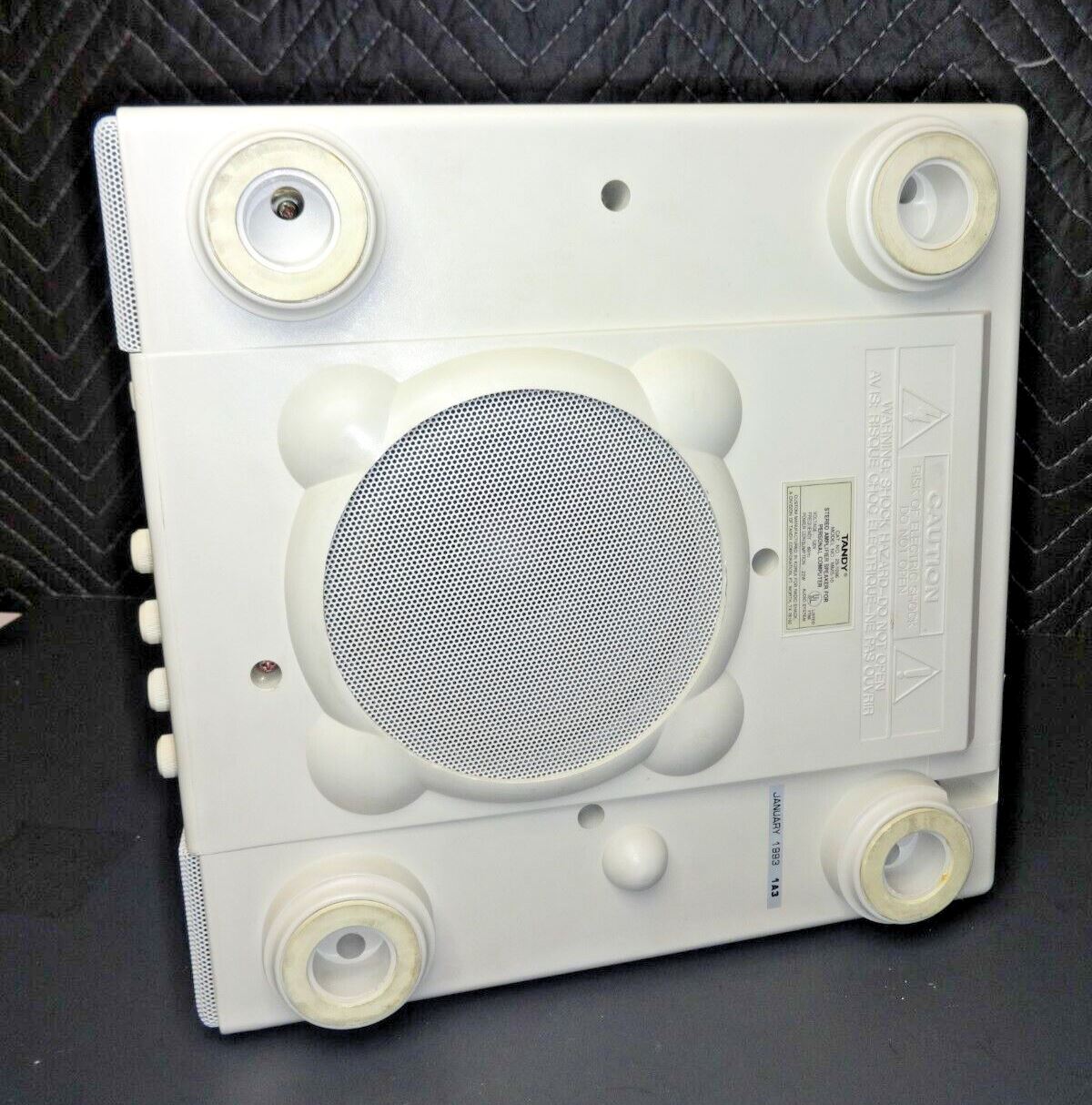 TANDY MMS-10 STEREO AMPLIFIER SPEAKER FOR PC COMPUTER - Serviced