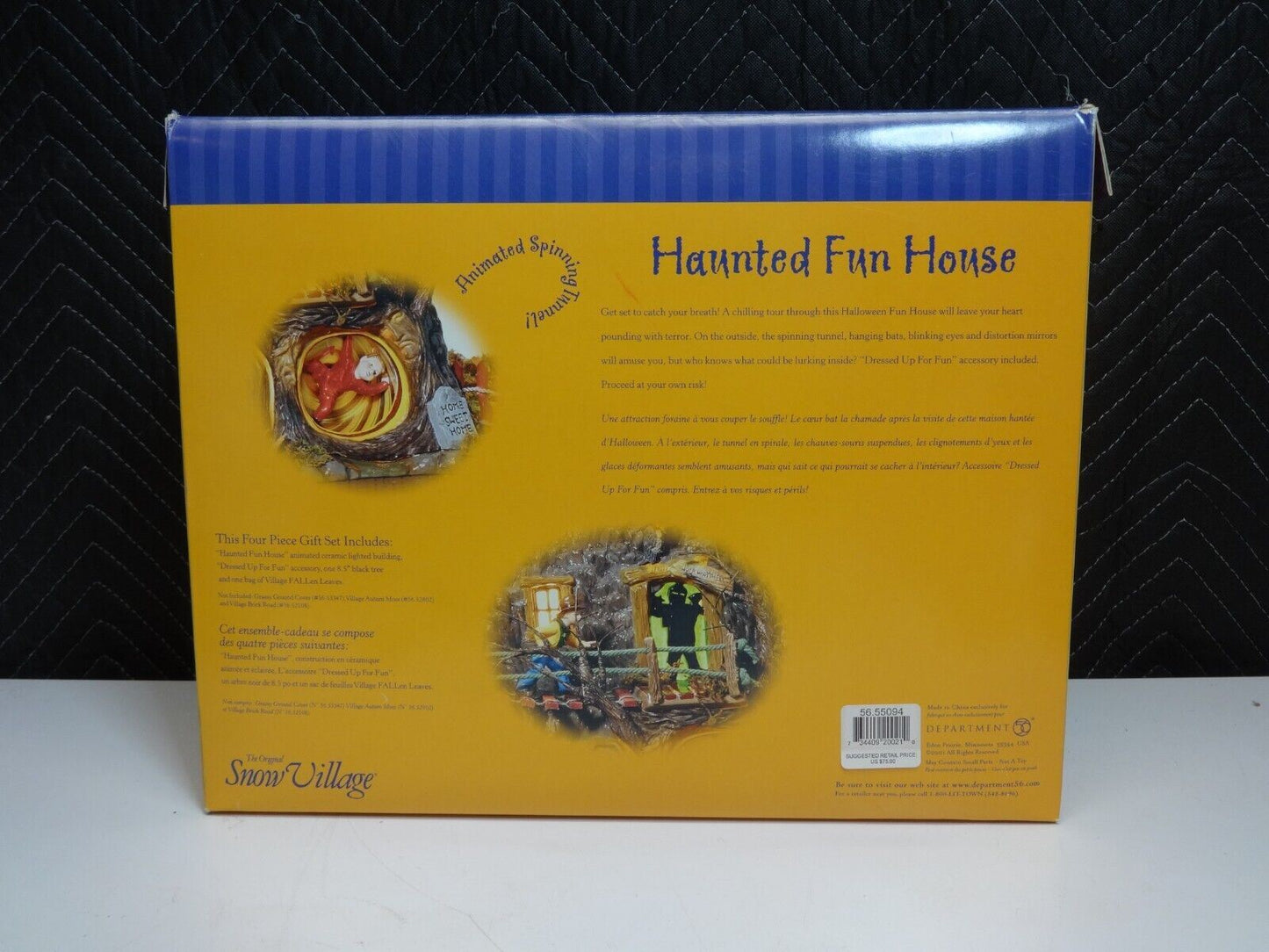 Department 56 Haunted Fun House Snow Village Halloween - NEW