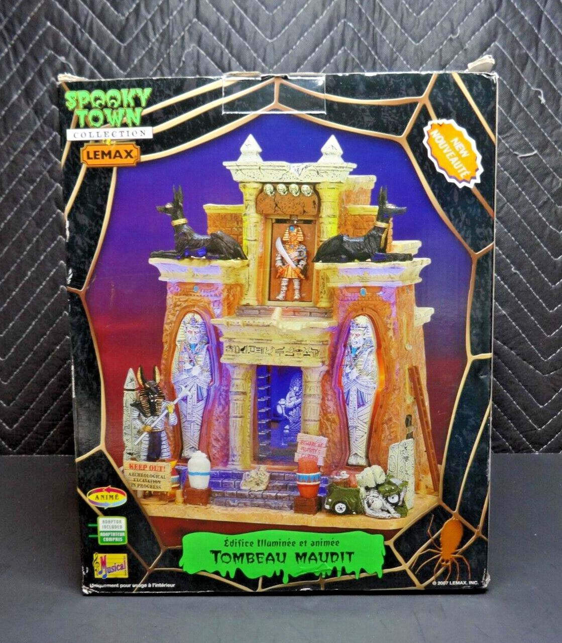 Lemax 2007 Spooky Town Cursed Tomb Mummy  Halloween Haunted House - 75500