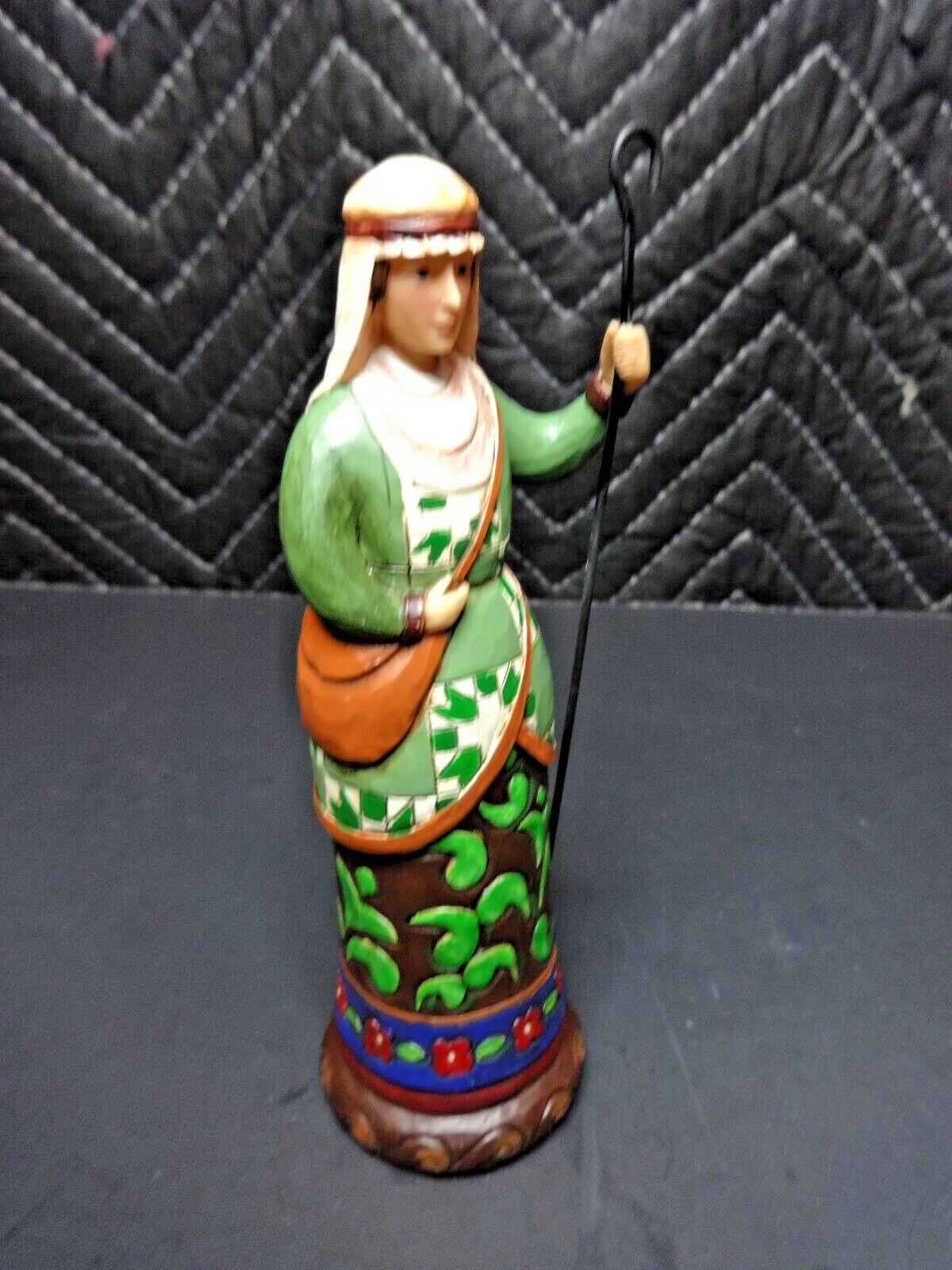 1 Woman w/ Staff from JIM SHORE Bethlehem's Miracle Nativity Set 4014469 *READ*