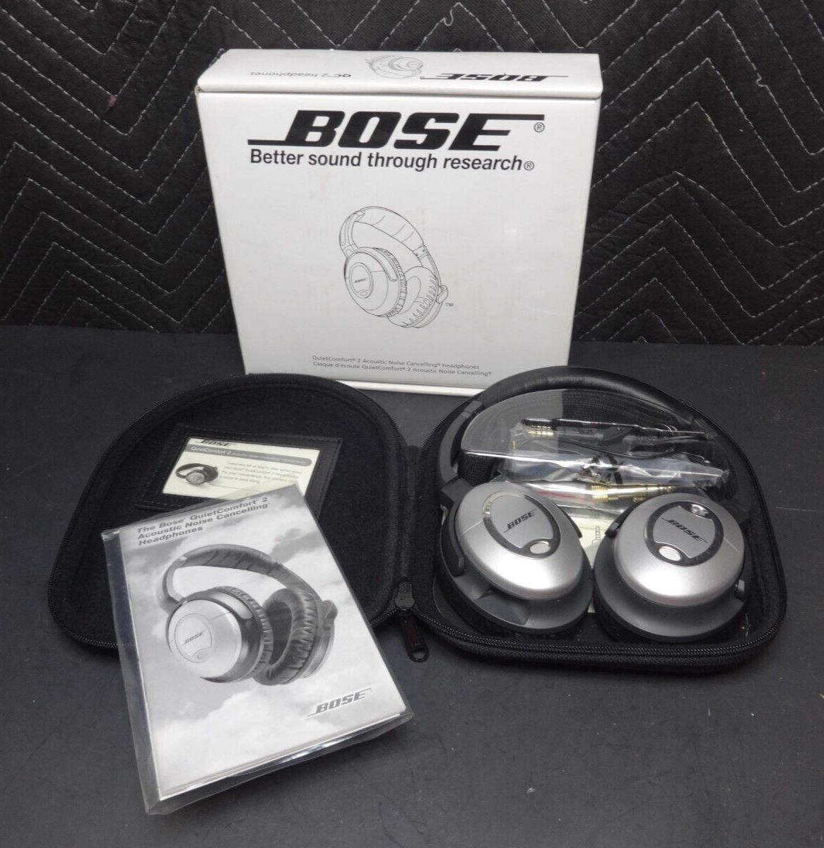 Bose QuietComfort 2 Acoustic Noise Cancelling Headphones - Silver