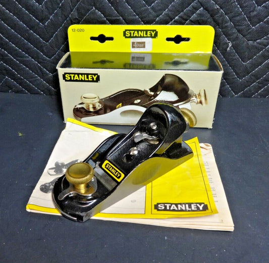 Stanley No. 12-220 Block Plane w/ Original Box & Papers