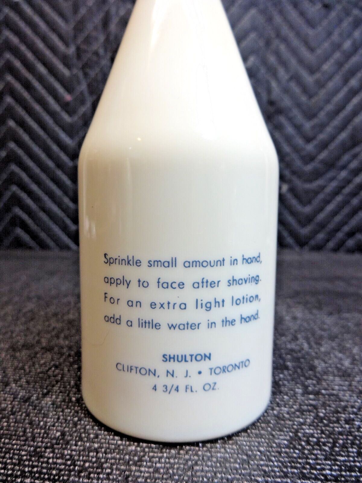 VTG OLD SPICE After Shave Lotion 4 3/4 oz, Milk Glass FULL BOTTLE, New No Box