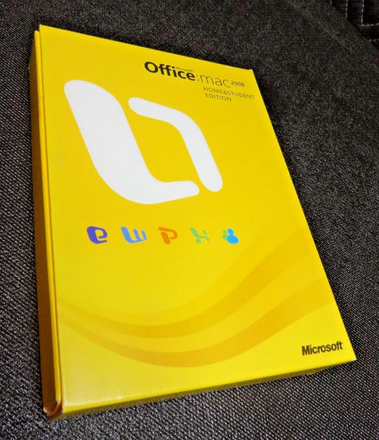 Microsoft Office Mac Home & Student 2008 Comes With 3 Product Keys