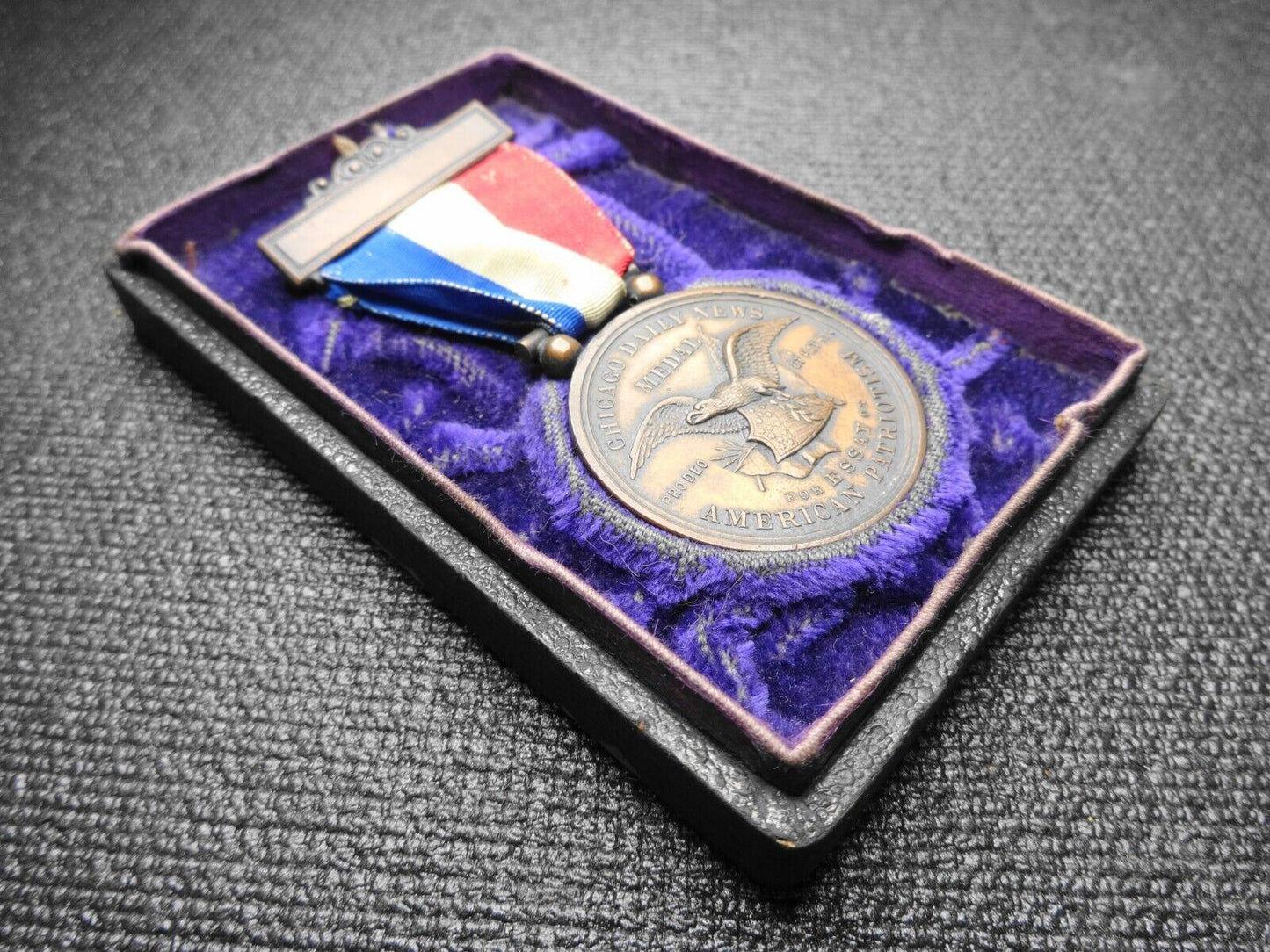 1894 The Chicago Daily News Patriotism Medal, For Essay on American Patriotism