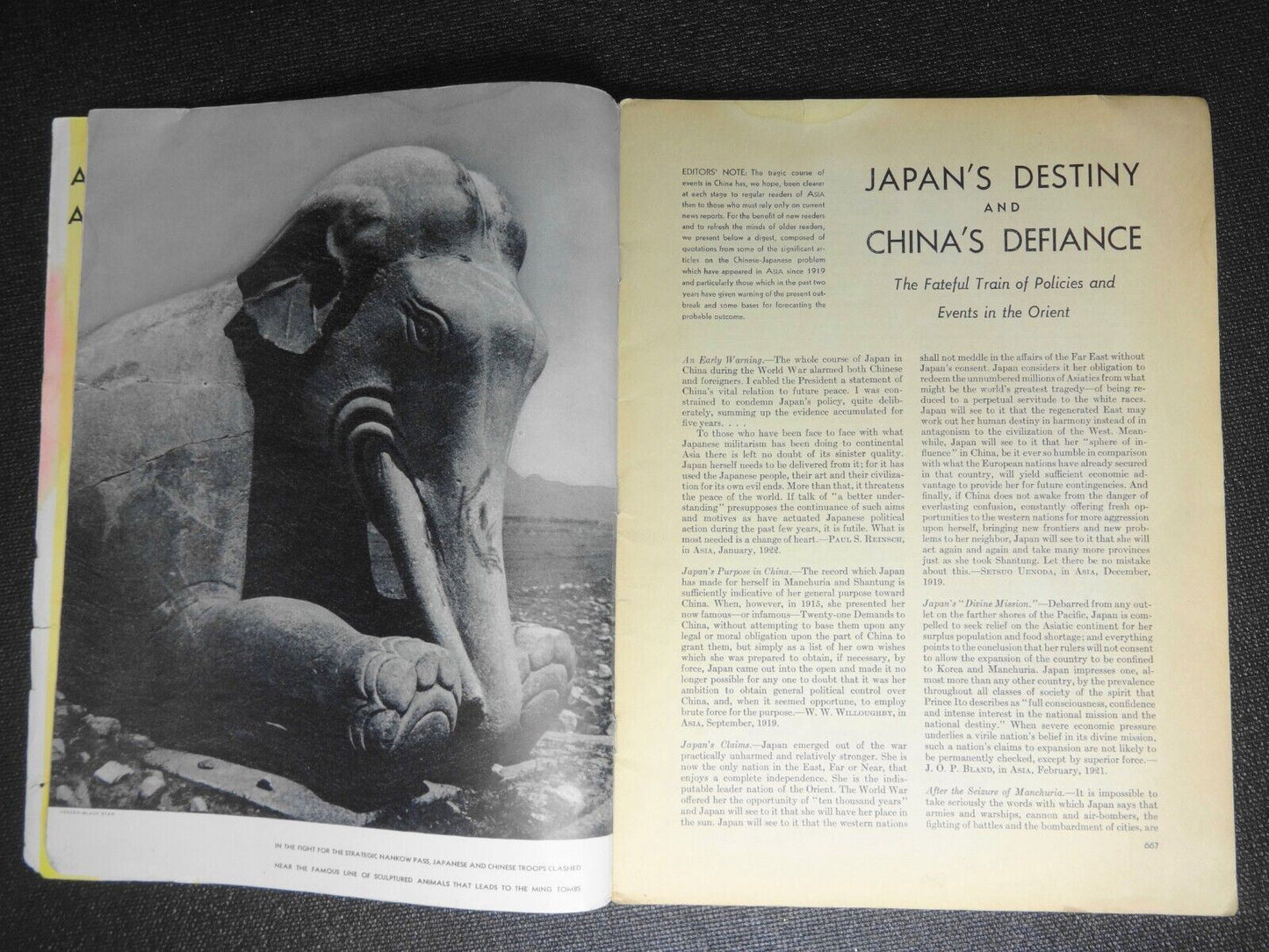 Asia Magazine Complete Issue October 1937