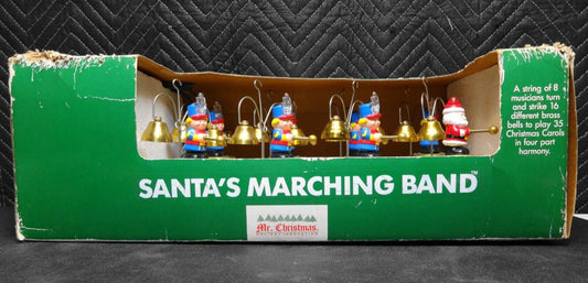 First Edition of MR CHRISTMAS Santa's Marching Band 1991 LIGHTS 16 Musical Bells