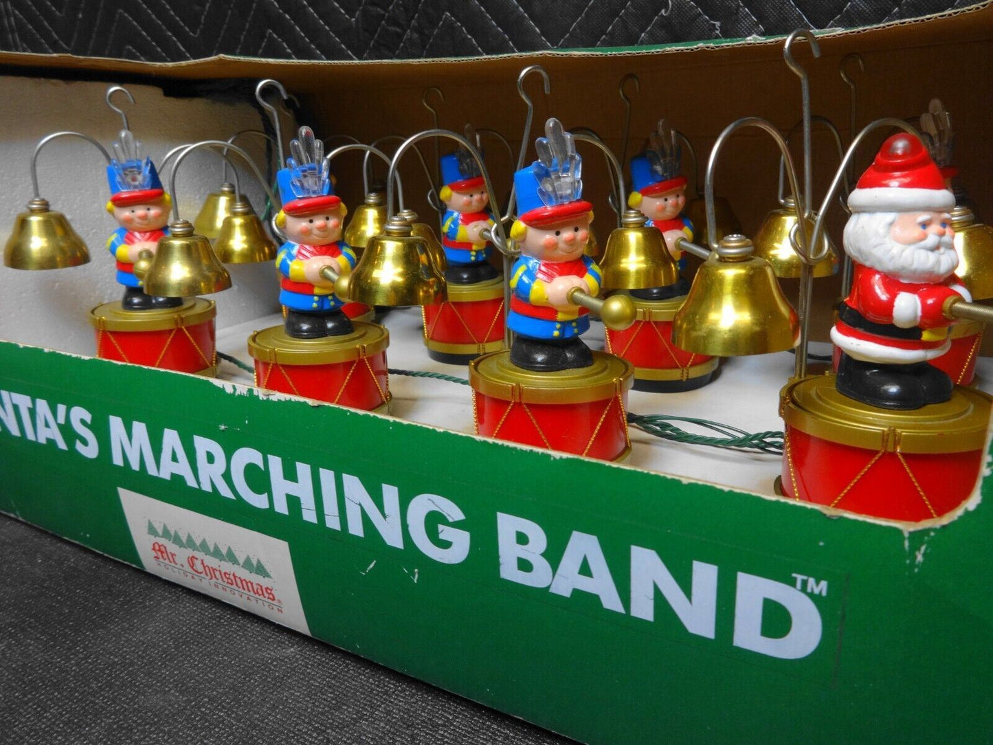 First Edition of MR CHRISTMAS Santa's Marching Band 1991 LIGHTS 16 Musical Bells