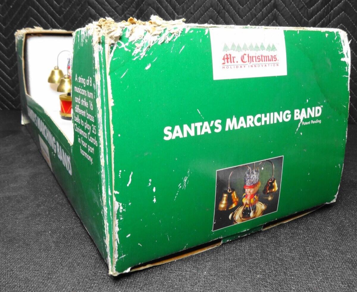 First Edition of MR CHRISTMAS Santa's Marching Band 1991 LIGHTS 16 Musical Bells