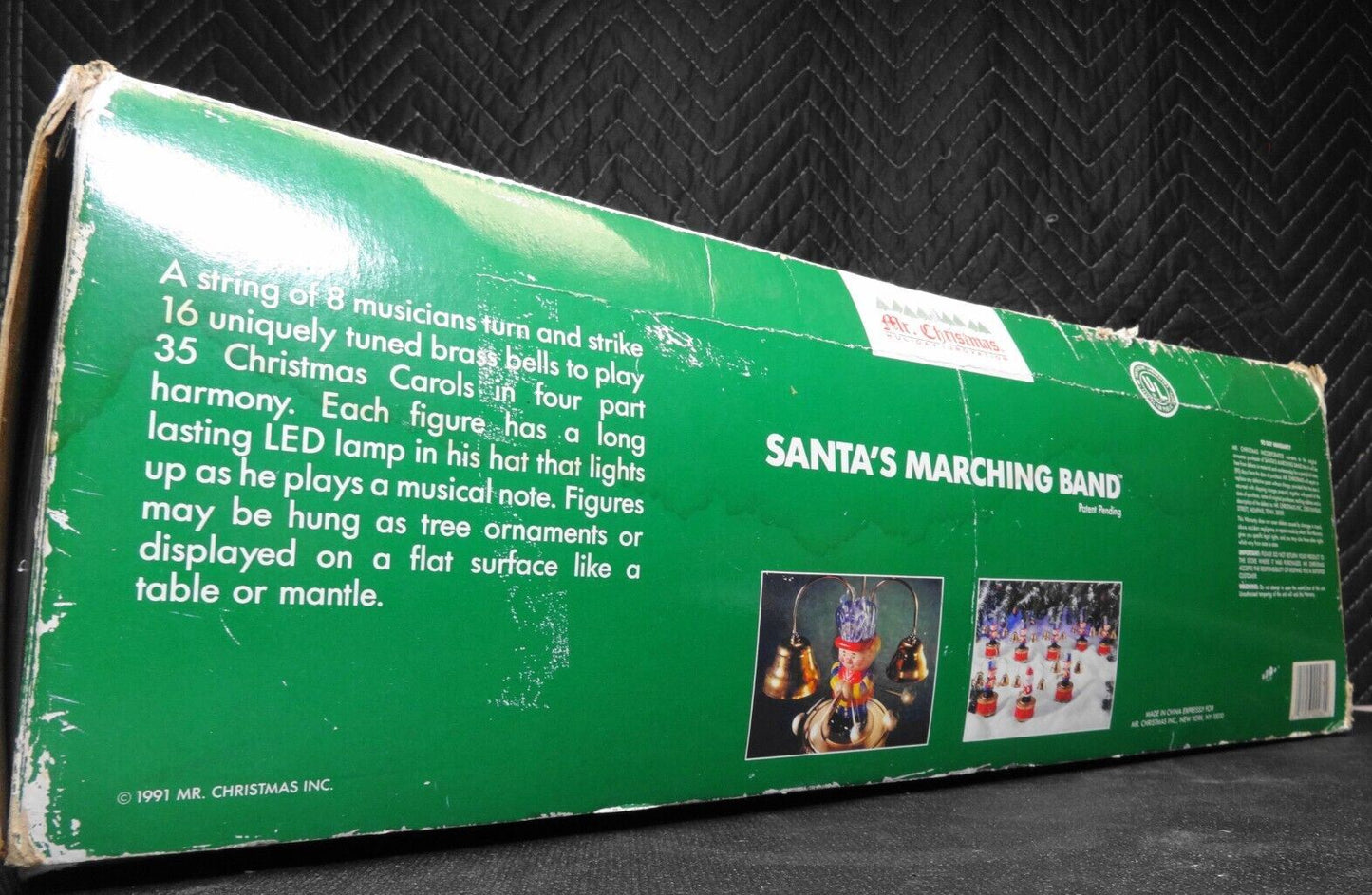 First Edition of MR CHRISTMAS Santa's Marching Band 1991 LIGHTS 16 Musical Bells