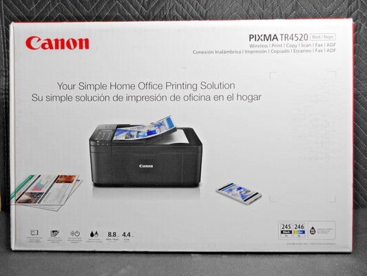 New Sealed Canon PIXMA TR4520 Wireless Color Printer Scanner Fax Machine