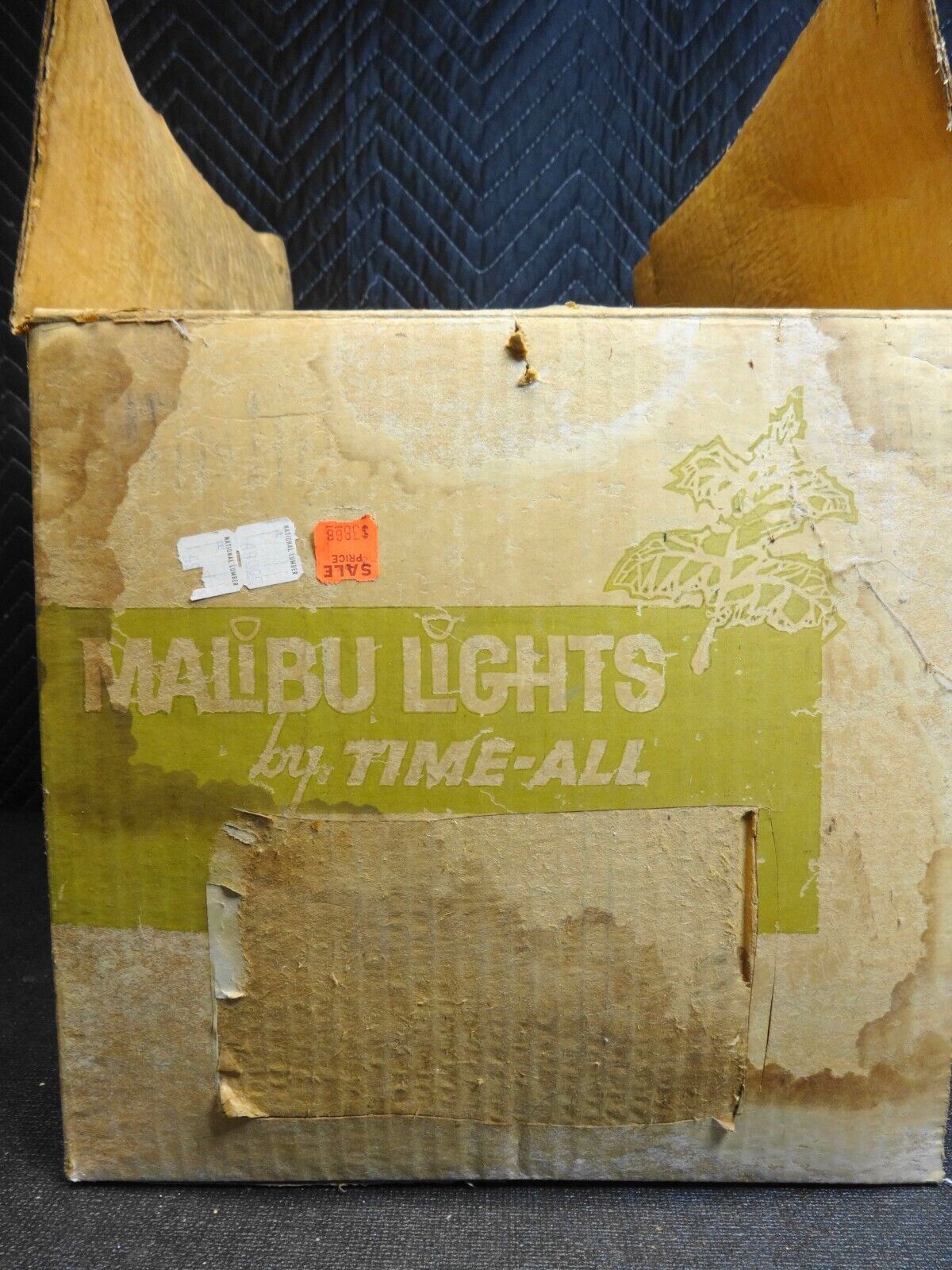 Time-All Malibu Landscape Yard Outdoor Lights 1960s Mid Century in Box - RARE