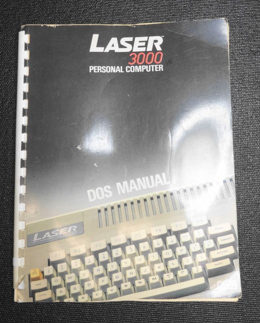 Laser 3000 Personal Computer DOS Manual - Apple II Clone