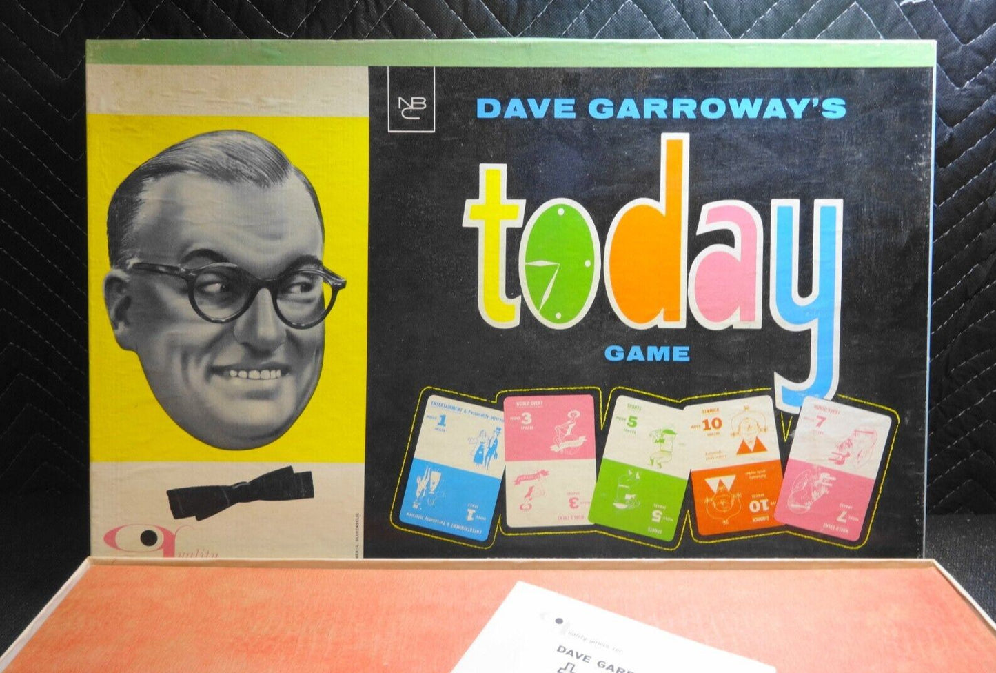 DAVE GARROWAY NBC TV STUDIO TODAY SHOW 1960 BOARD GAME QUALITY UNUSED SEALED