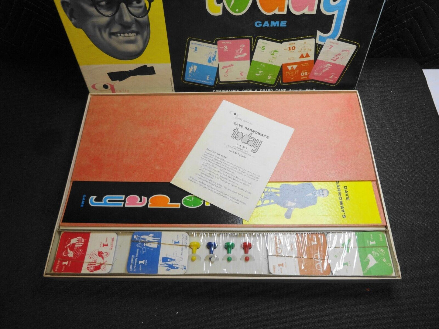 DAVE GARROWAY NBC TV STUDIO TODAY SHOW 1960 BOARD GAME QUALITY UNUSED SEALED