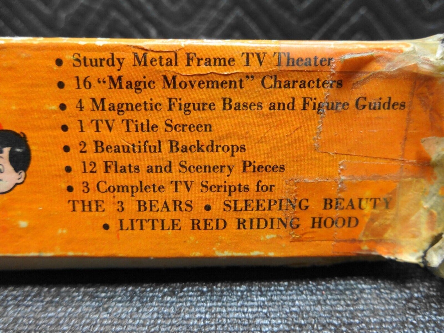 1958 SHIRLEY TEMPLE MAGNETIC TV THEATER - Vintage Playset