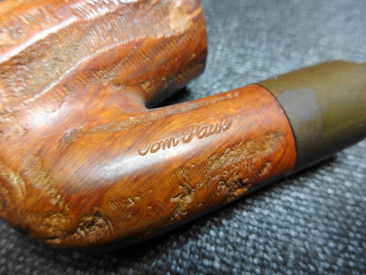 Vintage Original Oom Paul Fishtail Tobacco Smoking Estate Pipe