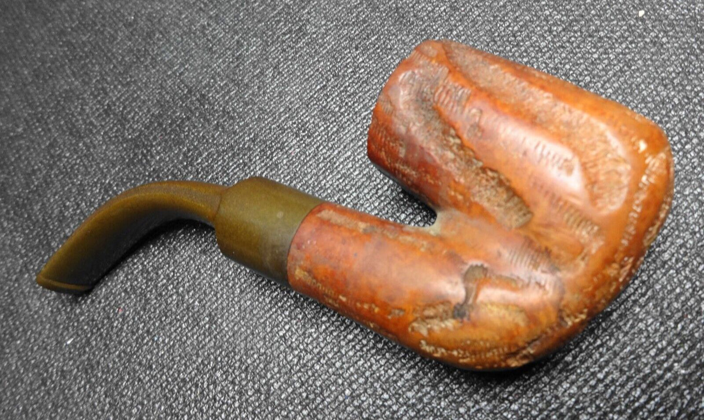 Vintage Original Oom Paul Fishtail Tobacco Smoking Estate Pipe