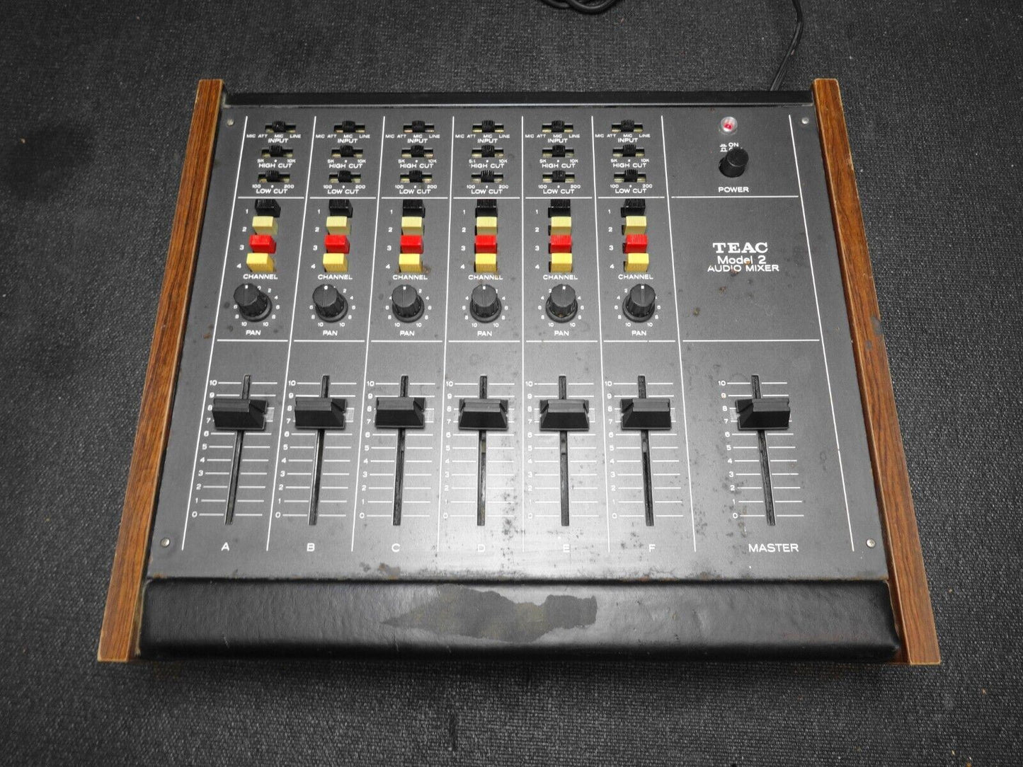 Teac Model 2 Audio 6 Channel Mixer - Powers On, Partially Working