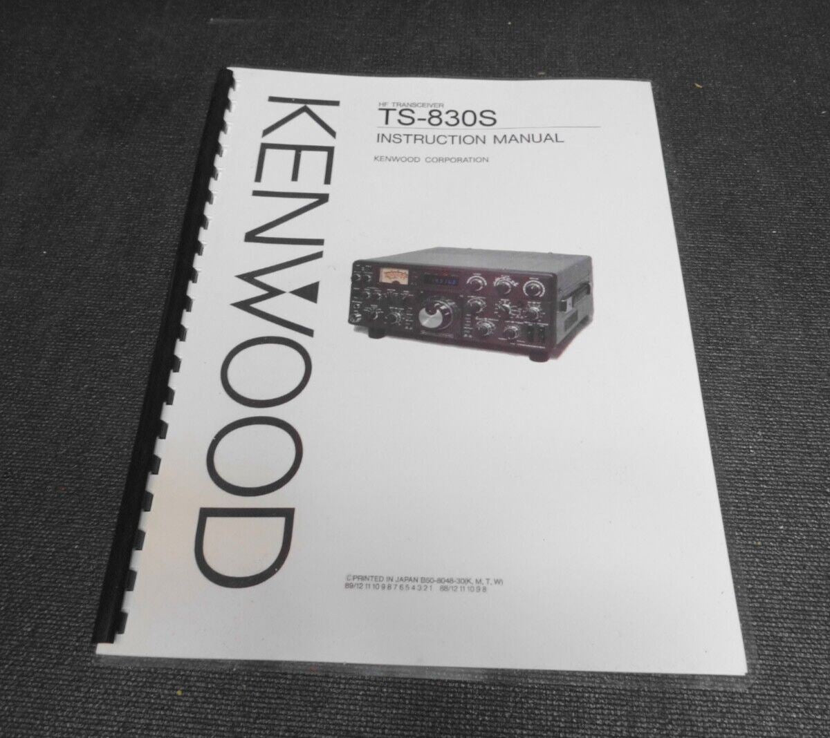 Kenwood TS-830S Service & Instruction Manuals w/ Schematics