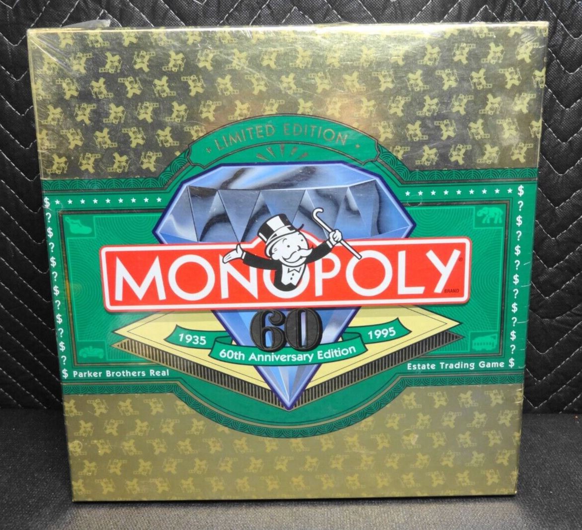 Monopoly 60th Anniversary Limited Edition Gold (1995) Factory Sealed NEW