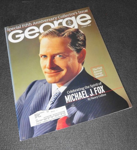 2000 OCTOBER GEORGE MAGAZINE - MICHAEL J. FOX COVER - SPIKE LEE -JOHN ROCKER