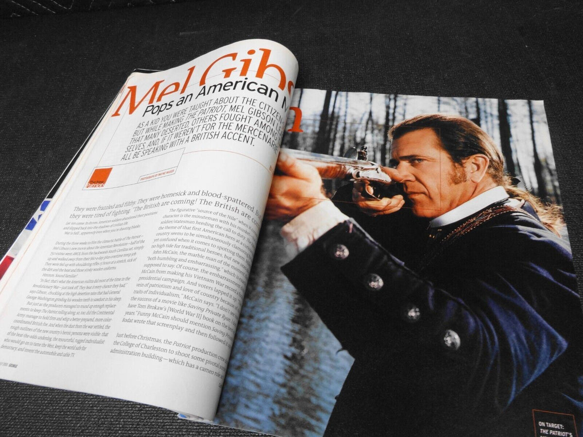George Magazine 2000 George Magazine July 2000 issue - Mel Gibson on the cover – ineedths