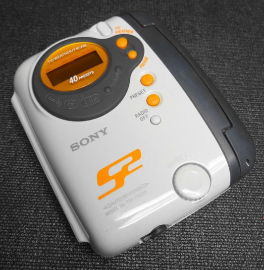 SONY WM-FS555 Portable FM/AM S2 SPORT WALKMAN Auto-Reverse Radio Cassette Player