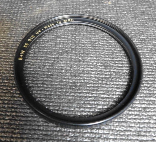 B+W 55mm 010 UV Haze 1X MRC F-Pro Filter - Clean & Free of defects