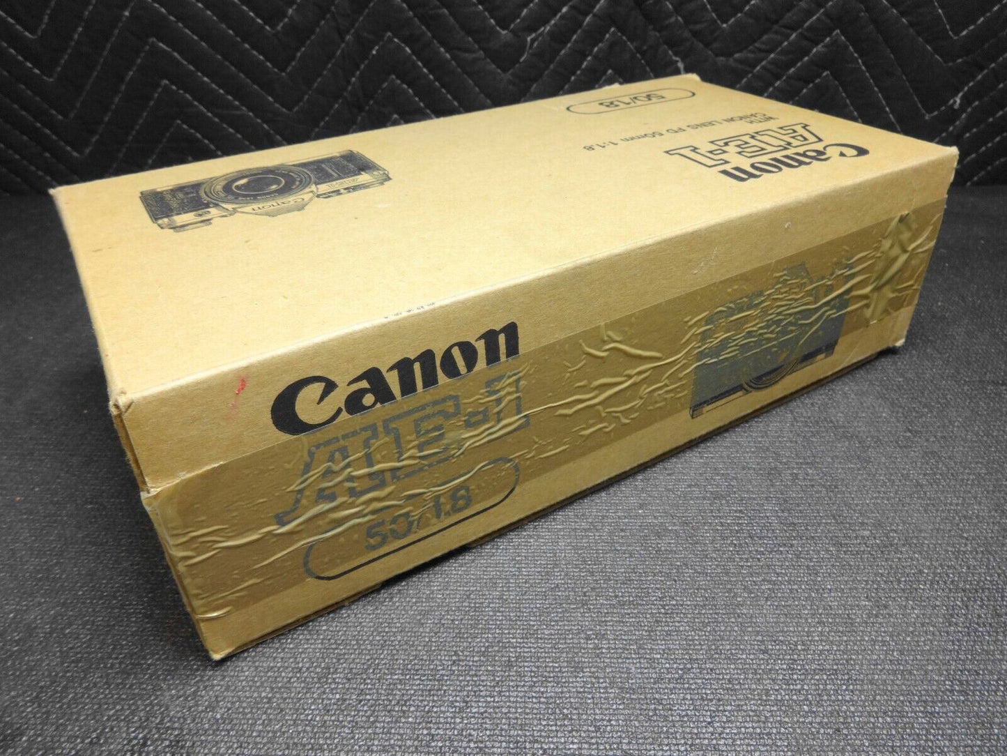 Canon AE1 Film Camera, FD 50mm 1.8 Lens w/cap Plus Original Boxes & Manuals