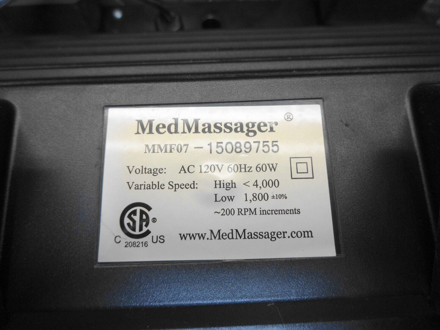 MedMassager Therapeutic Foot Massager MMF07 11-Speed Circulation - Working