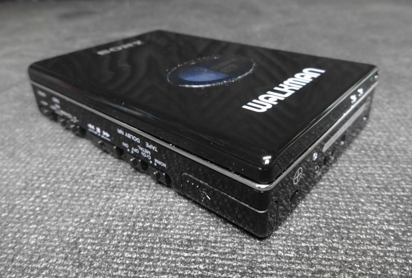 SONY WALKMAN WM-509 Cassette player Black Rare *Serviced*