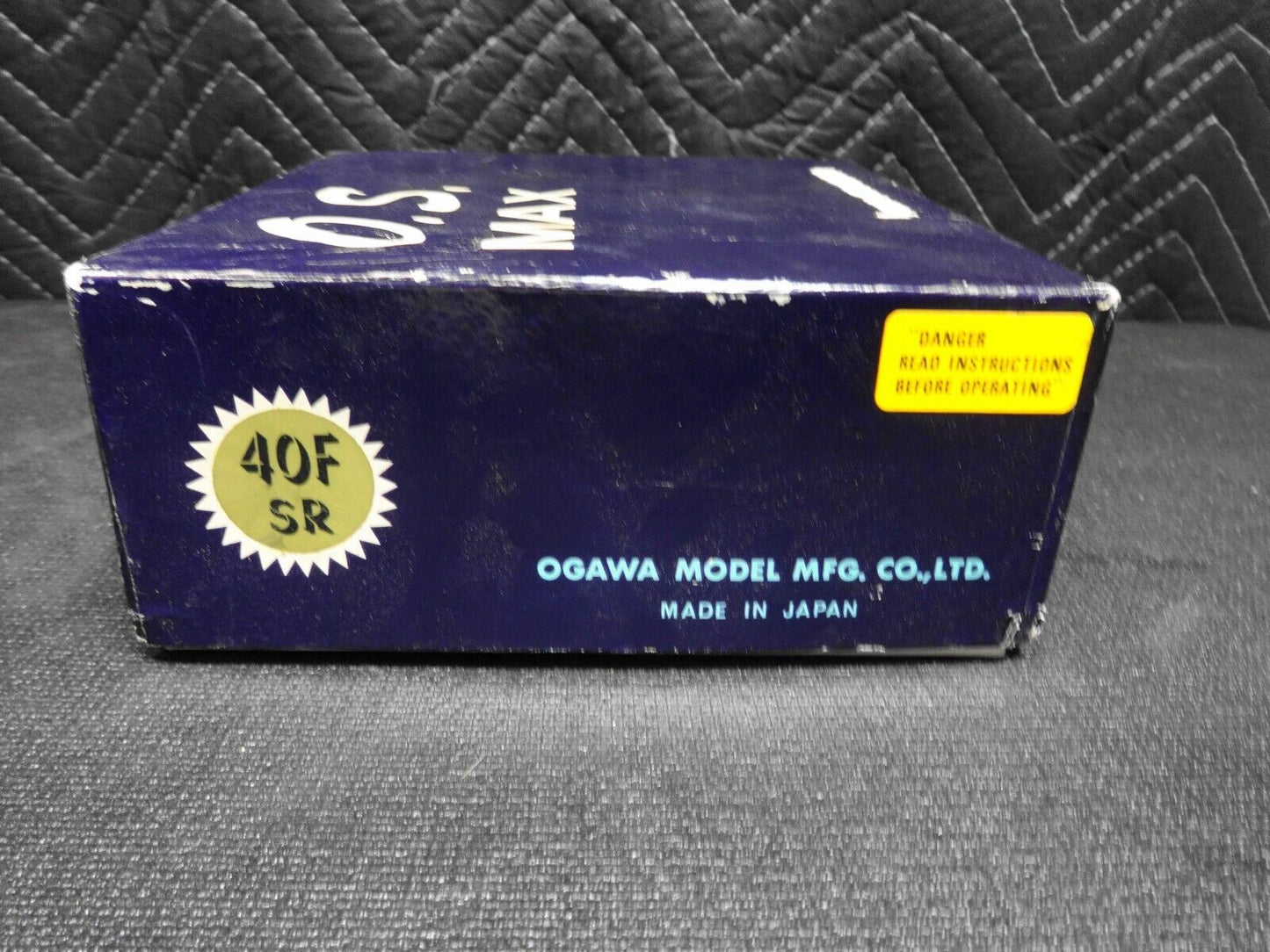 OS MAX 40F SR RC MODEL AIRPLANE ENGINE WITH MUFFLER & Original Box