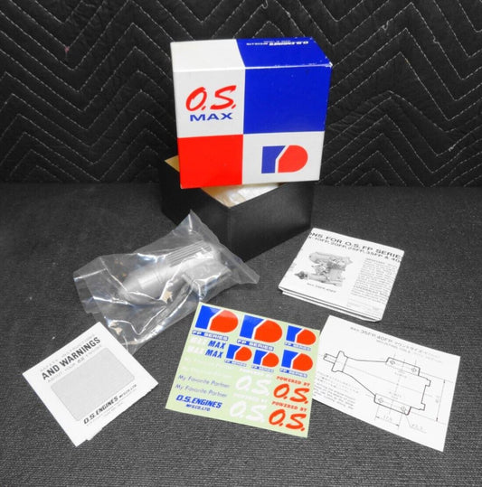 O.S. Max 40 FP R/C ** BOX, Manifold, Manual, Decals, Muffler ONLY ** for Engine