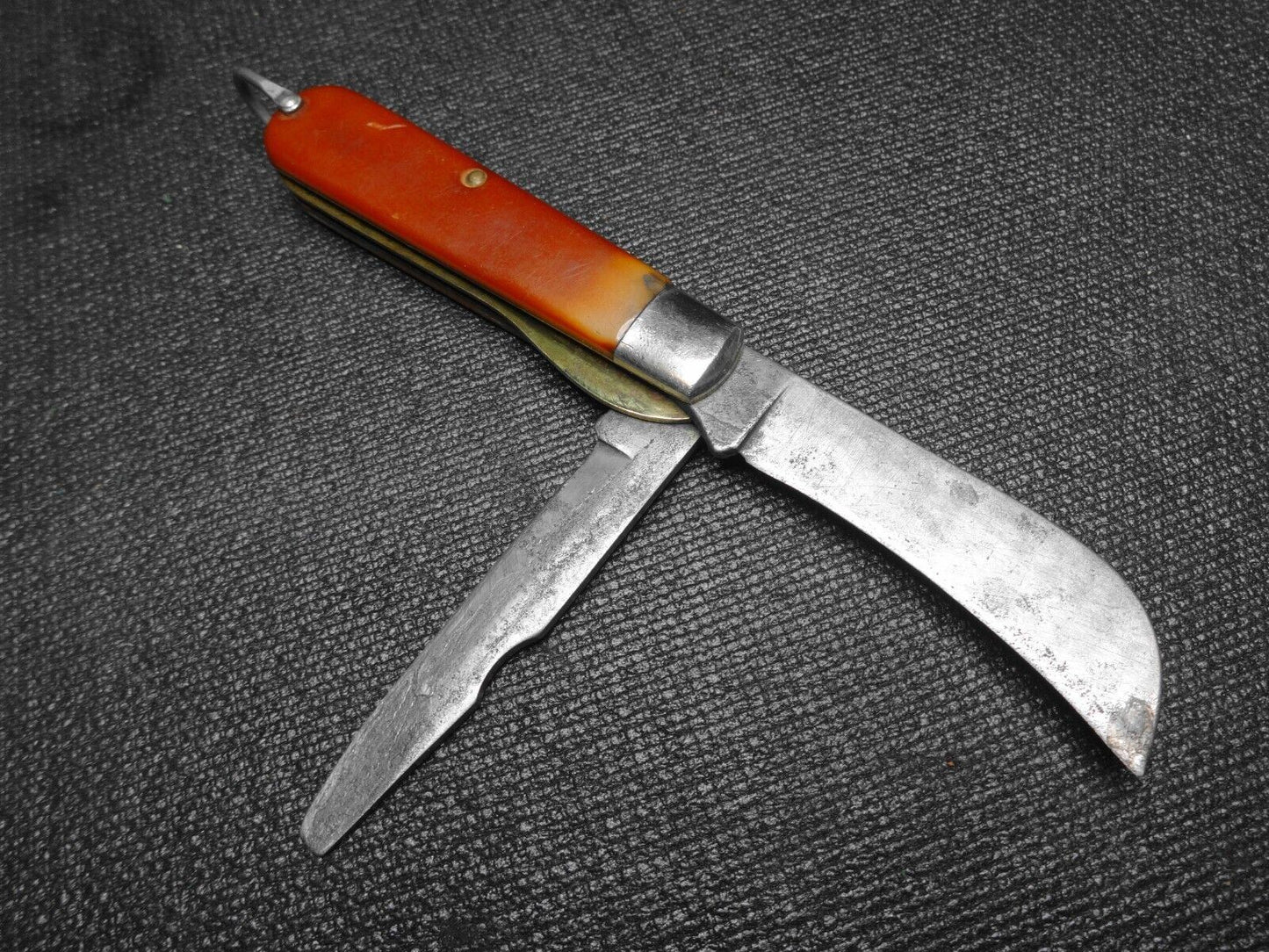 Vintage Holub Sycamore electricians knife folding 2 blade
