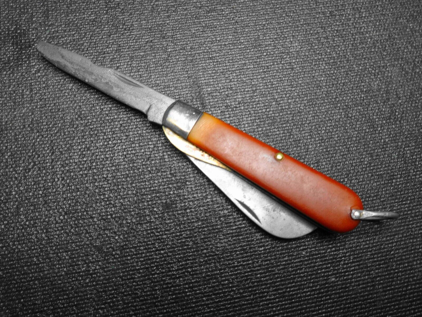 Vintage Holub Sycamore electricians knife folding 2 blade