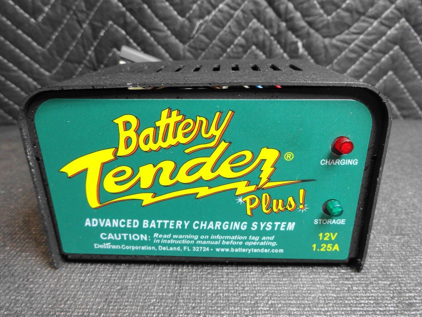 Deltran Battery Tender Plus 12V 1.25A (#021-0128) Automatic Battery Charger