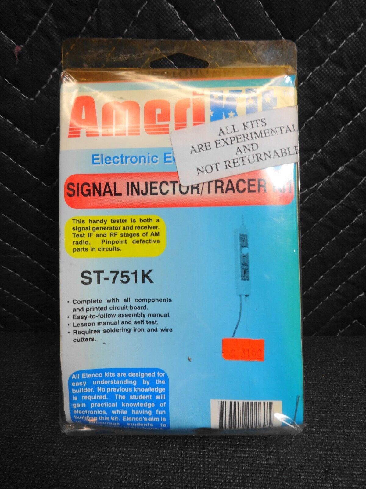 Vintage Elenco Electronics Signal Tracer Kit ST-751K – Brand New - Unbuilt