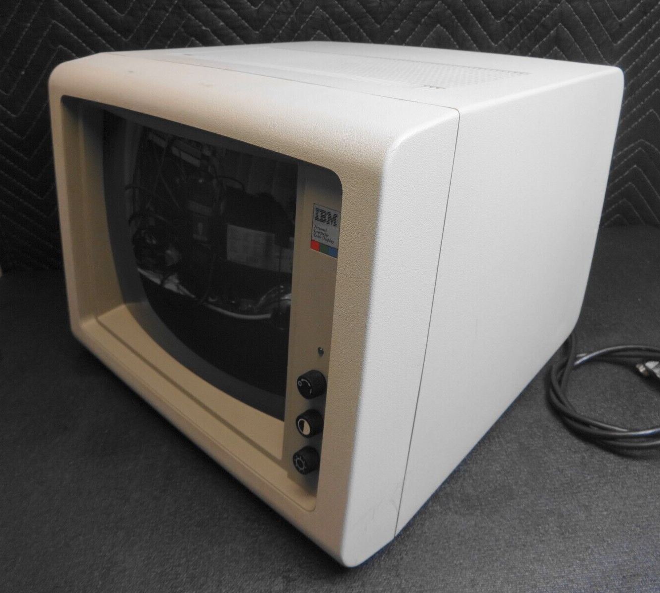 Vintage 1980s IBM 5153 Monitor Personal Computer Color Display CRT CGA Graphics