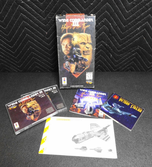 Wing Commander III: Heart of the Tiger (Panasonic 3DO) Complete Long Box