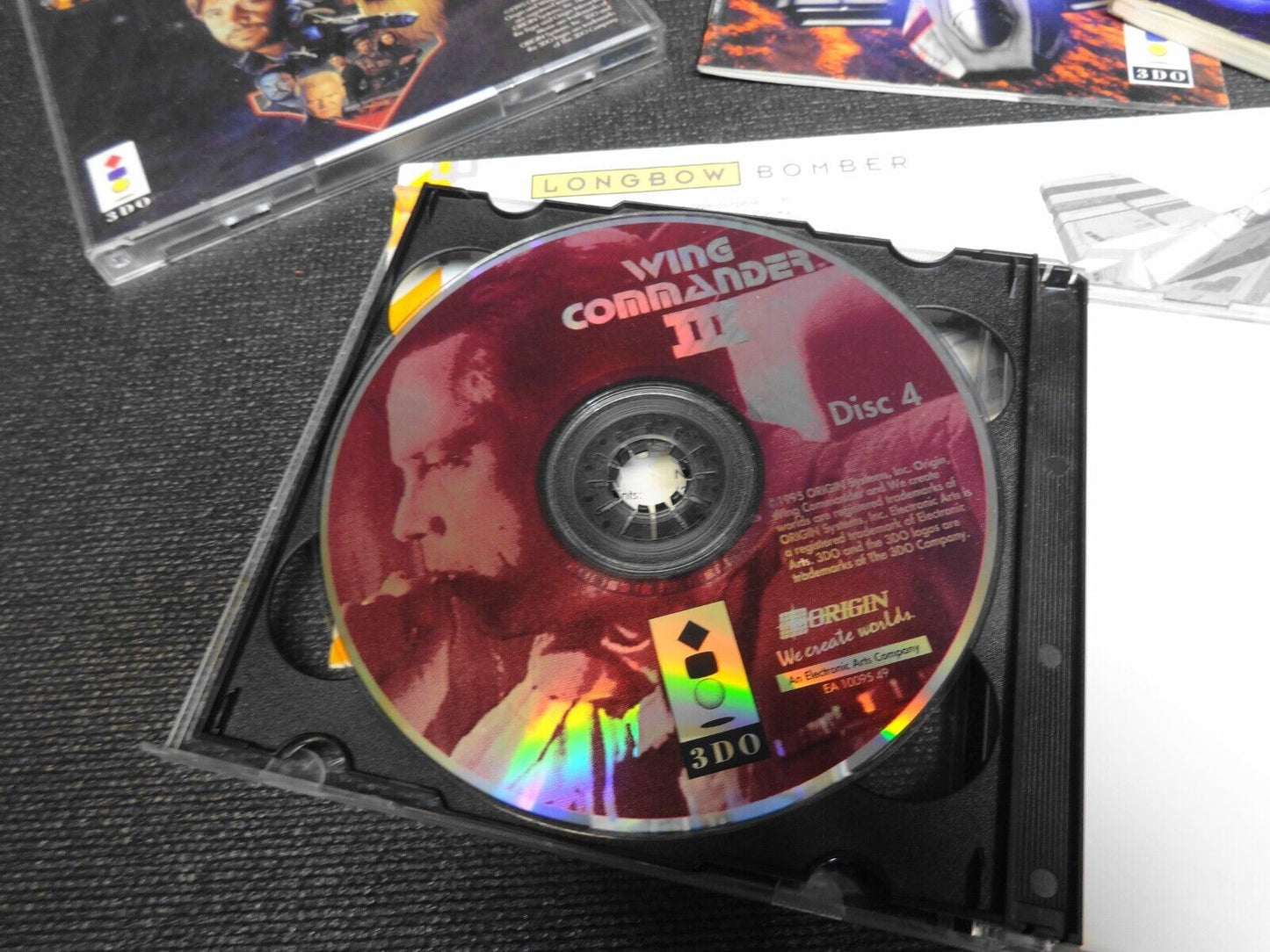 Wing Commander III: Heart of the Tiger (Panasonic 3DO) Complete Long Box