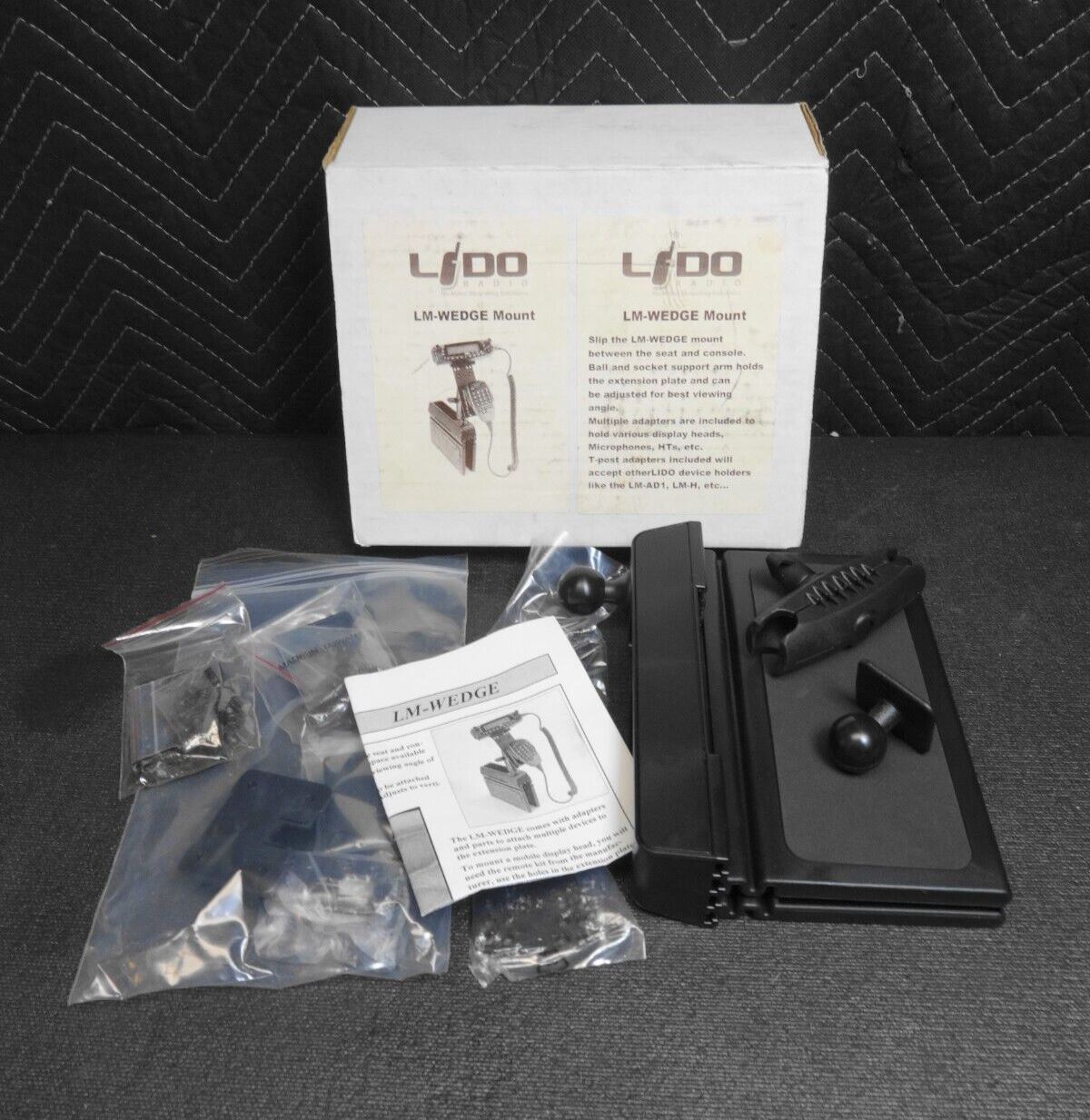 Lido Radio Products LM-Wedge - Fits between seat and console to mount radio