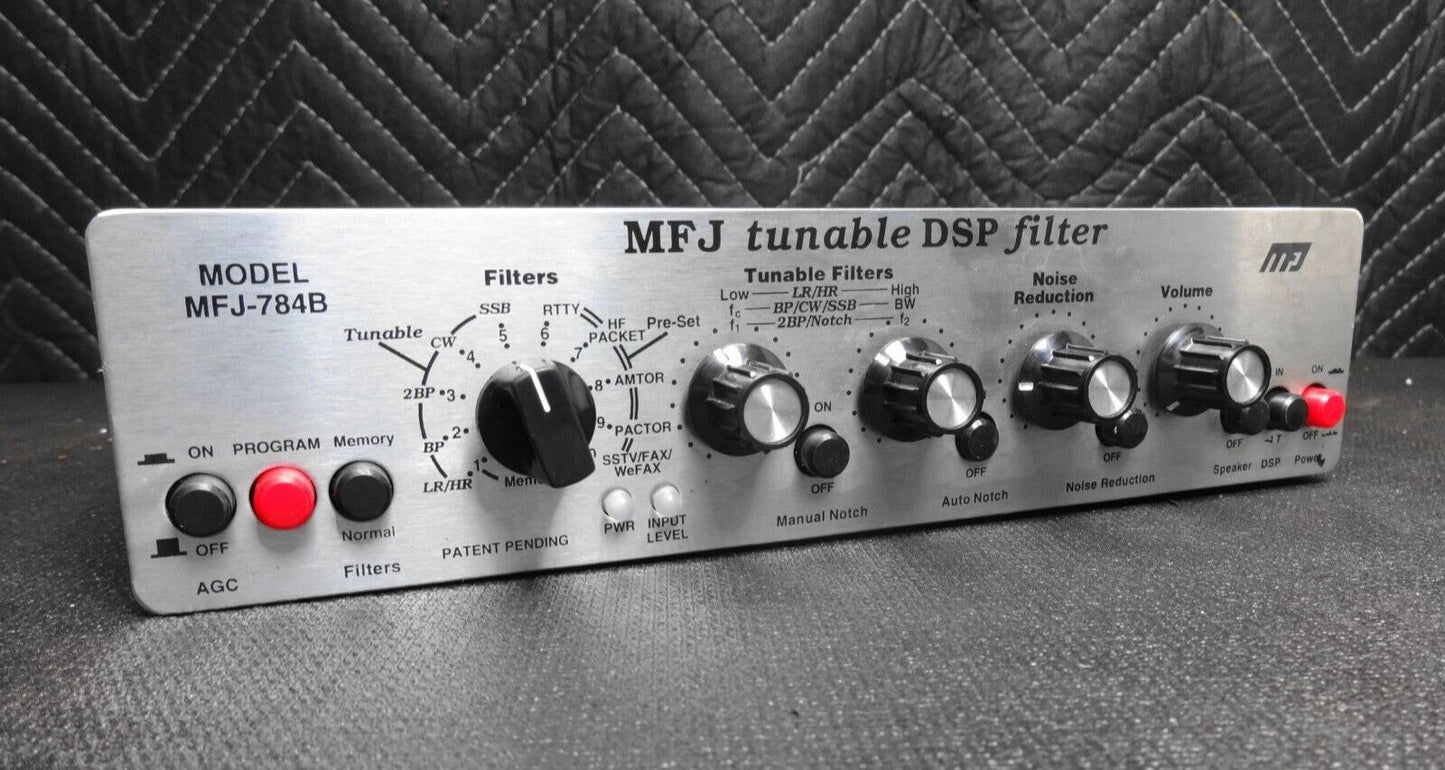 MFJ-784B DSP Tunable Audio Filter For Performance HF Receiver Reception w/ Box