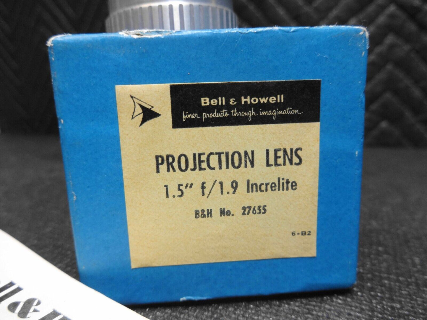 NOS Bell & Howell 16mm Projector Lens 1.5 inch f/1.9 Increlite w/ Paper